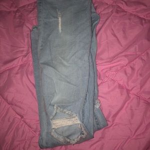 Forever 21 ripped denim jeans